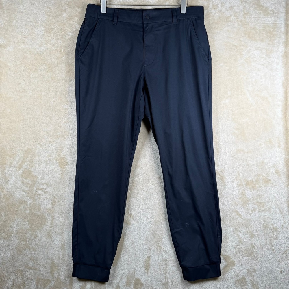 Good Good Golf Mens Size 34 Navy Blue Performance Joggers Pants Activewear
